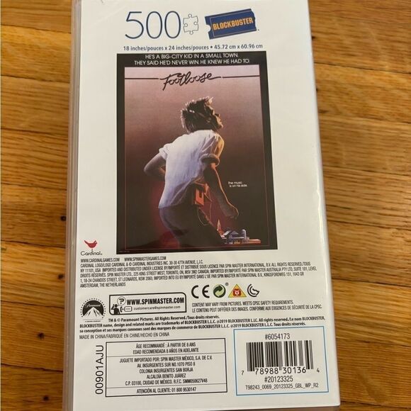 Footloose Blockbuster 500 piece jigsaw puzzle New Never Opened - Picture 2 of 4
